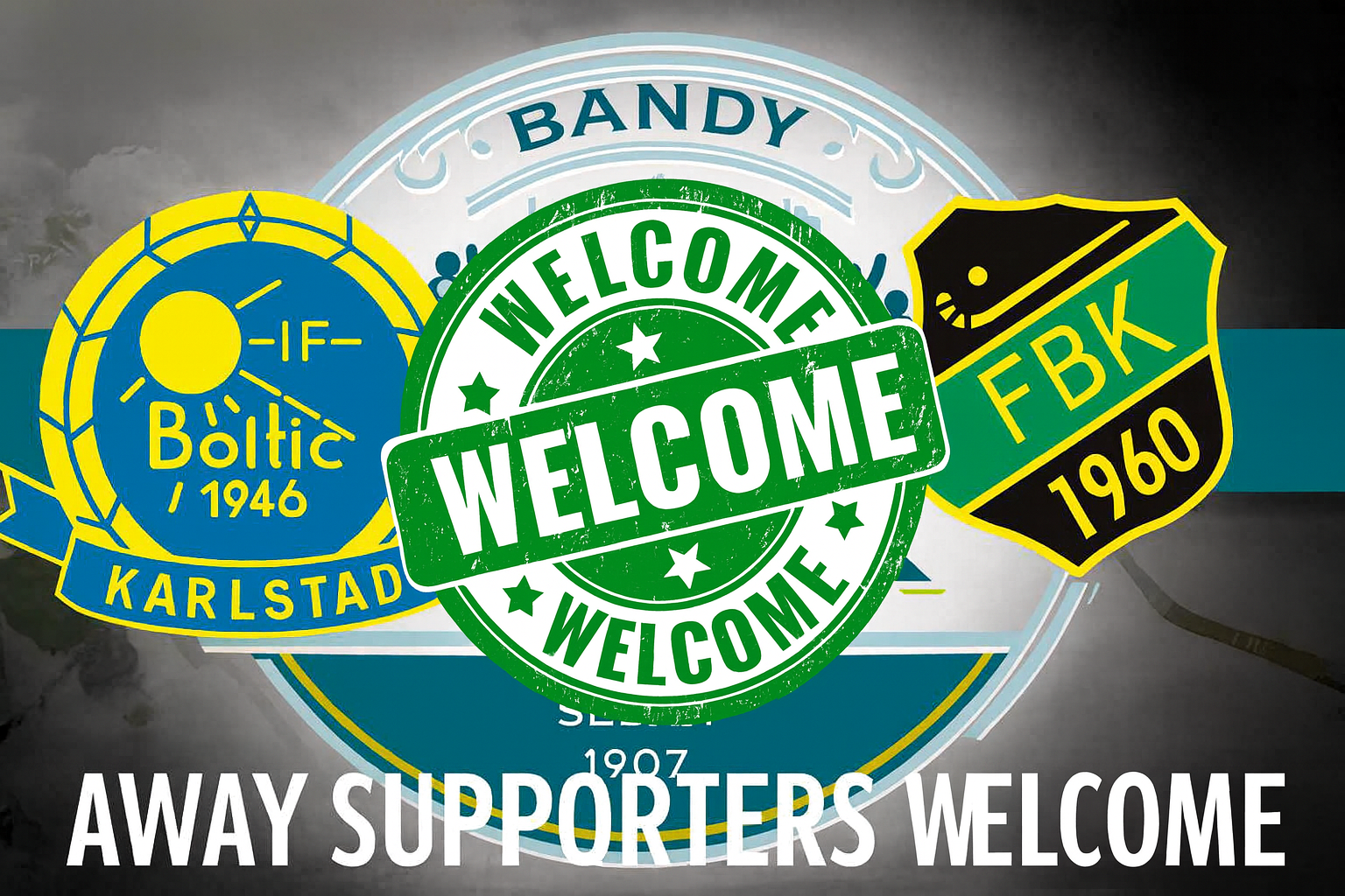 Boltics supporters har portats i Vänersborg och Västerås. Nu välkomnas de till Sjöaremossen.