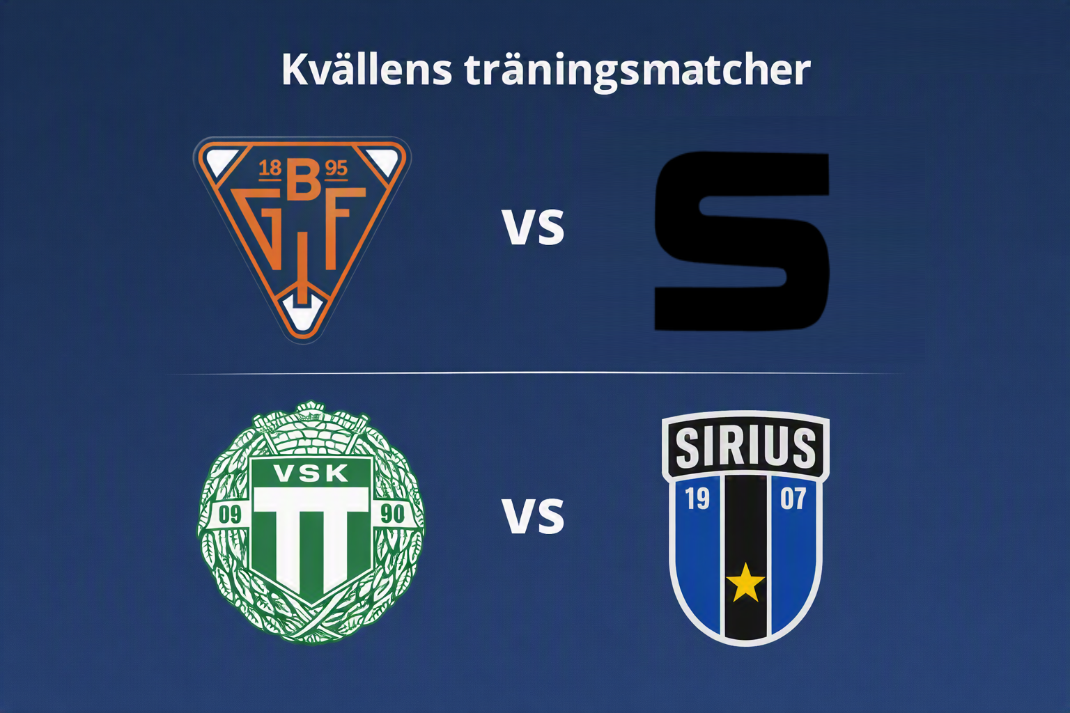 Träningsmatcher